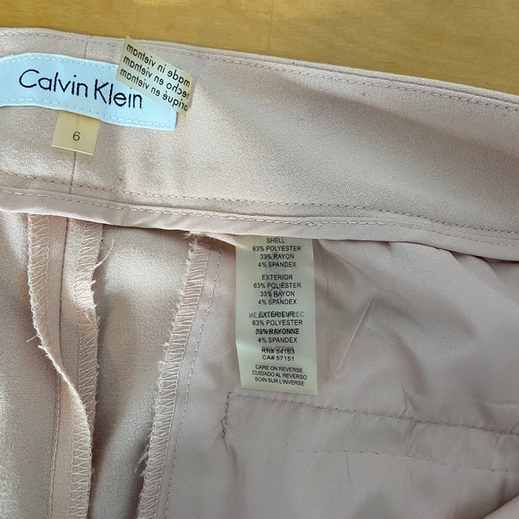 Calvin Klein Women’s Dress Pants – Blush (Size 6) - Picture 9 of 14